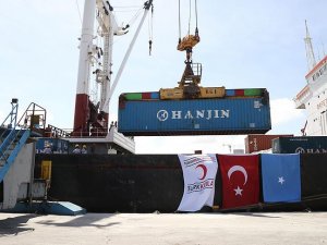 Türkiye'den Somali'ye gıda yardımı
