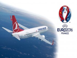 EURO 2016 THY uçaklarında izlenebilecek