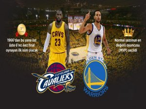 Cavaliers ilk, Warriors beşinci şampiyonluğu istiyor