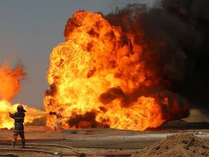 Kerkük Habbaza petrol kuyularındaki yangın söndürülemiyor