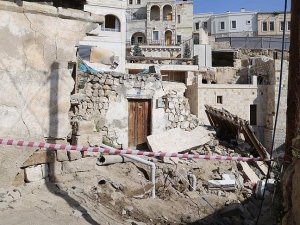 Nevşehir’de Suriyelilerin kaldığı ev çöktü: 10 yaralı