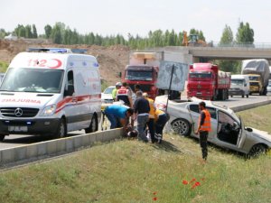 Ereğli İlçe Emniyet Müdürü ve AK Parti İlçe Başkanı kaza yaptı