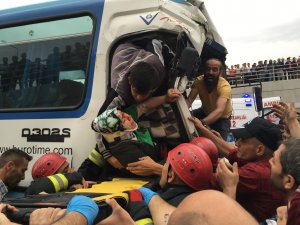 Konya'da zincirleme trafik kazası: 36 yaralı