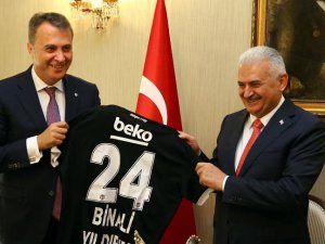 Başbakan Yıldırım, Beşiktaş Kulübü Başkanı Orman'ı kabul etti