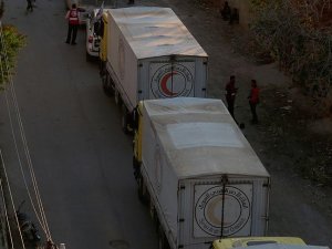 Dareyya'ya 2012'den bu yana ilk kez gıda yardımı ulaştı