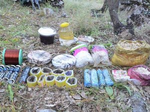 Batman'da PKK'nın patlayıcı deposu bulundu