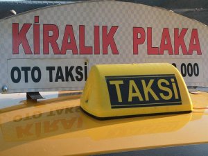 Takside sahte plakayla kiralama vurgunu