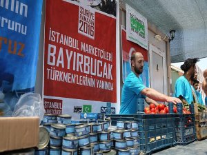 Bayırbucak Türkmenlerinin ramazan kumanyası Türkiye'den