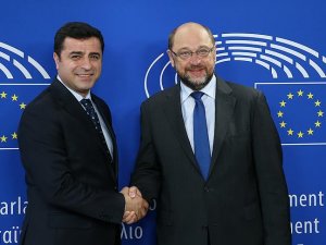 HDP Eş Genel Başkanı Demirtaş Brüksel'de