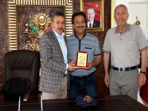 THK’dan kuruma destek olanlara teşekkür plaketi