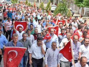 Ömerli'deki jandarma karakolu saldısına vatandaşlardan protesto
