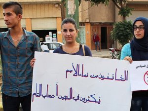 Suriye'de PYD karşıtı gösteri düzenlendi