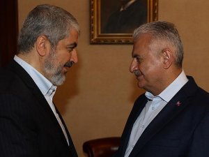 Başbakan Yıldırım, Meşal'i kabul etti