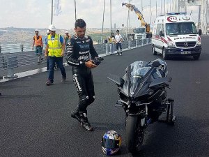 Sofuoğlu Osmangazi Köprüsü'nde test sürüşü yaptı