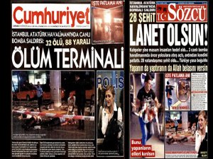 Sözcü ve Cumhuriyet ceset fotoğrafları yayınladı
