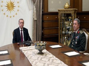 Erdoğan, Genelkurmay Başkanı Akar'ı kabul etti