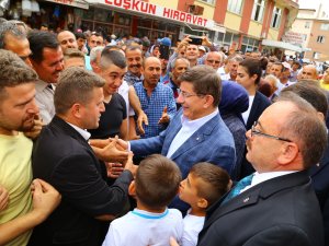 Davutoğlu Hadim ve Taşkent'i ziyaret etti