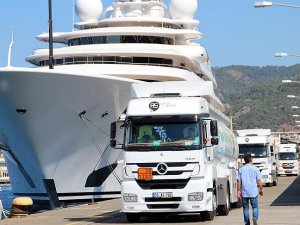 Şeyhin lüks yatının deposu 1,5 milyon liraya doldu