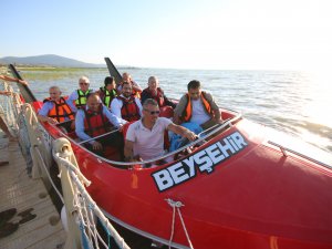 Beyşehir Gölü'nde jetboat turları başladı