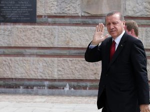 Erdoğan NATO Zirvesi'nin yapılacağı Ulusal Stadyum'da