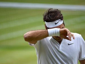 Wimbledon'da Federer elendi