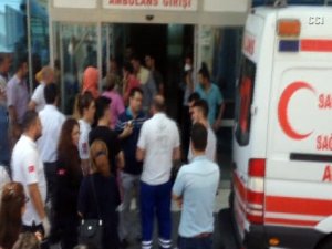 Göğüs hastanesinde korkutan yangın