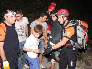 Uludağ eteklerinde kaybolan çocuklar kurtarıldı
