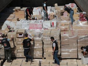 İstanbul Boğazı'nda 3 milyon 300 bin paket kaçak sigara yakalandı