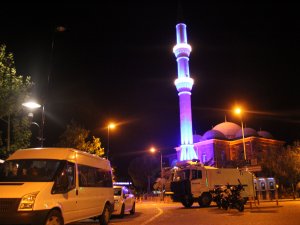Çanakkale Boğaz Komutanlığı önünde önlem