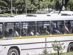 Darbeci FETÖ mensupları Ankara Emniyet Müdürlüğünde