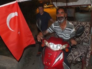 Engelli gençten anlamlı örnek davranış