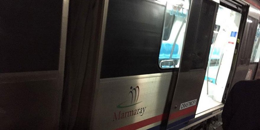 Marmaray'da teknik bir arıza nedeniyle seferler yapılamıyor