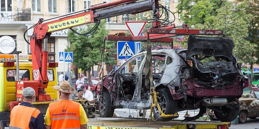 Ukrayna'da arabasına bomba konulan gazeteci öldü