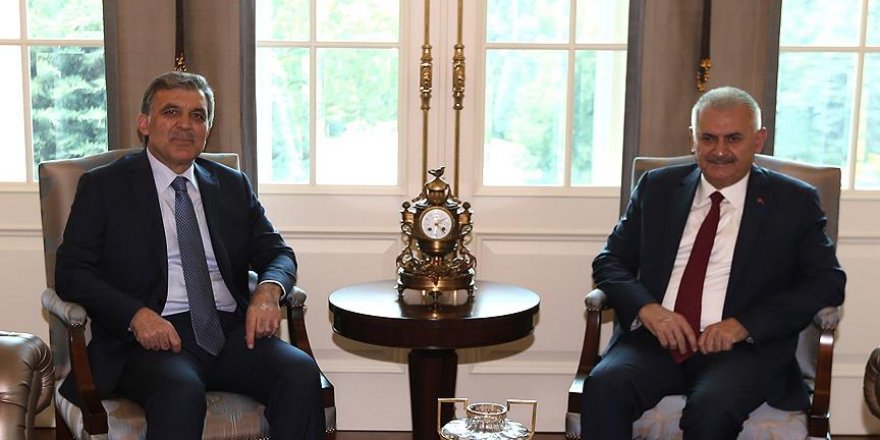 Başbakan Yıldırım, 11. Cumhurbaşkanı Gül ile görüştü