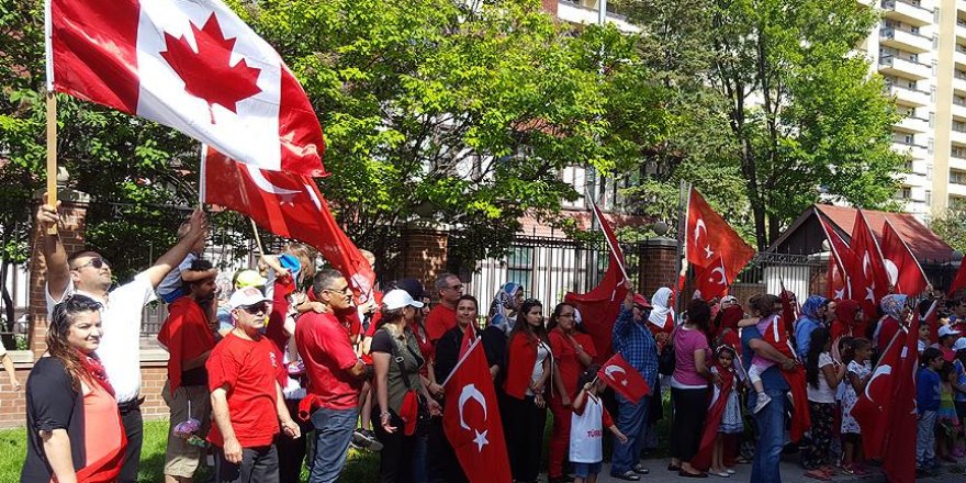 Kanada Müslüman topluluklarından Türkiye’ye destek