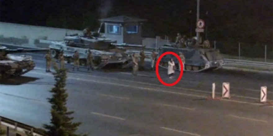 Darbecilere tek başına direnen kadın!