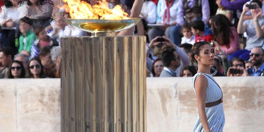 Olimpiyat meşalesini çalmaya çalışan kişi gözaltında