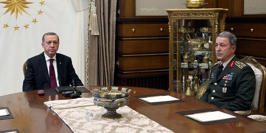 Cumhurbaşkanı Erdoğan Orgeneral Akar'ı kabul edecek