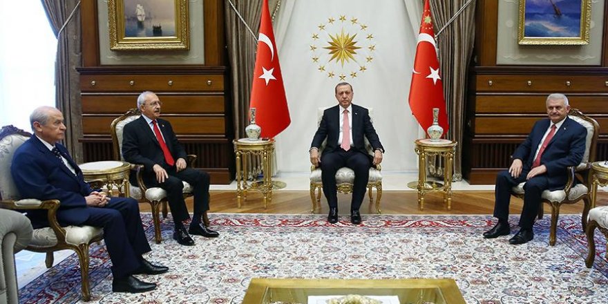 Cumhurbaşkanı Erdoğan'ın liderleri kabulü başladı
