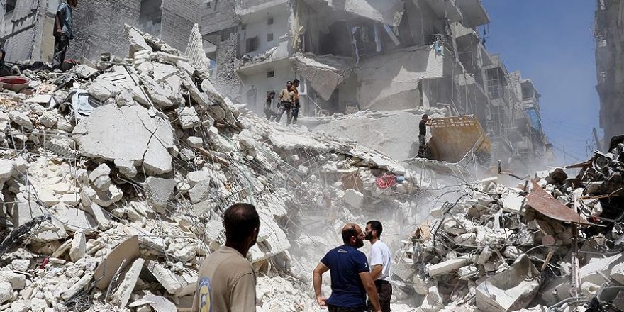 Halep'e varil bombalı saldırı: 20 ölü, 25 yaralı