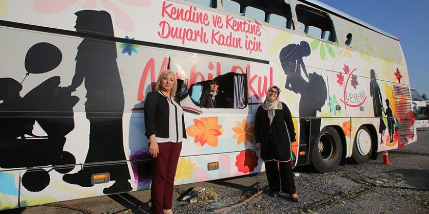 Kadın eğitiminin 'gazi' otobüsü
