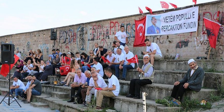Preşeva bölgesinden Cumhurbaşkanı Erdoğan'a destek