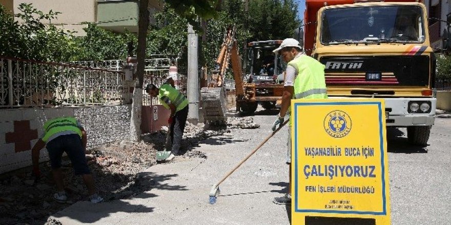 Buca’ya 1 milyon 400 bin liralık kaldırım
