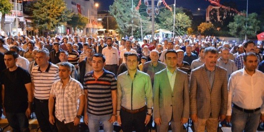 15 temmuz şehitleri için Kağızman’da mevlit okutuldu