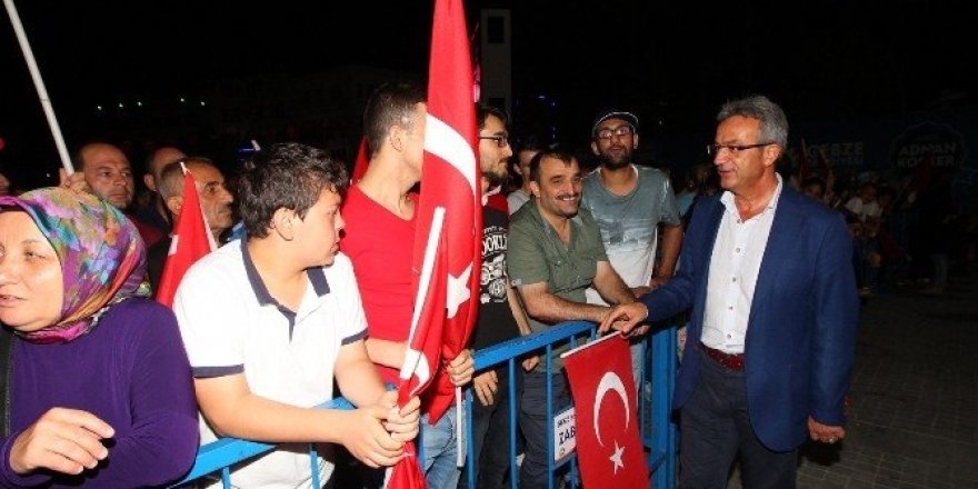 Başkan Köşker: "Bu nöbet herkesin davası oldu"