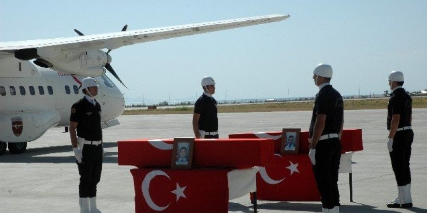 Şehit polislere uğurlama töreni