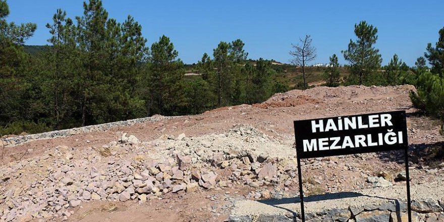 "Hainler Mezarlığı" tabelası kaldırıldı