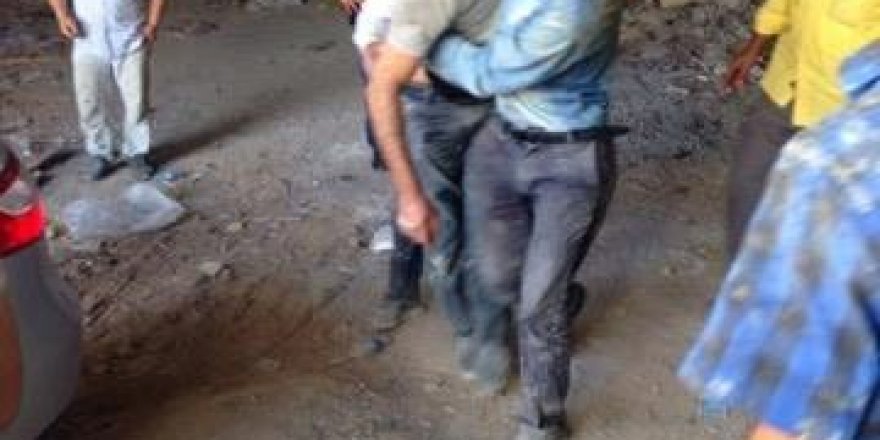 Kulu’da iskeleden düşen 2 sıva işçisi yaralandı