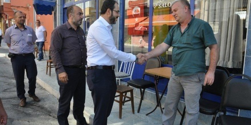 Başkan Ayaz, vatandaşları ziyaret etti