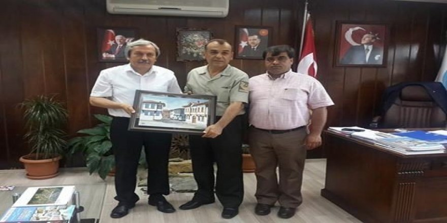 Komutan Akbulut’tan Belediye Başkanı Şahin’e veda ziyareti